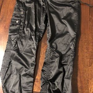 Silky and sassy cargo pants by Express.